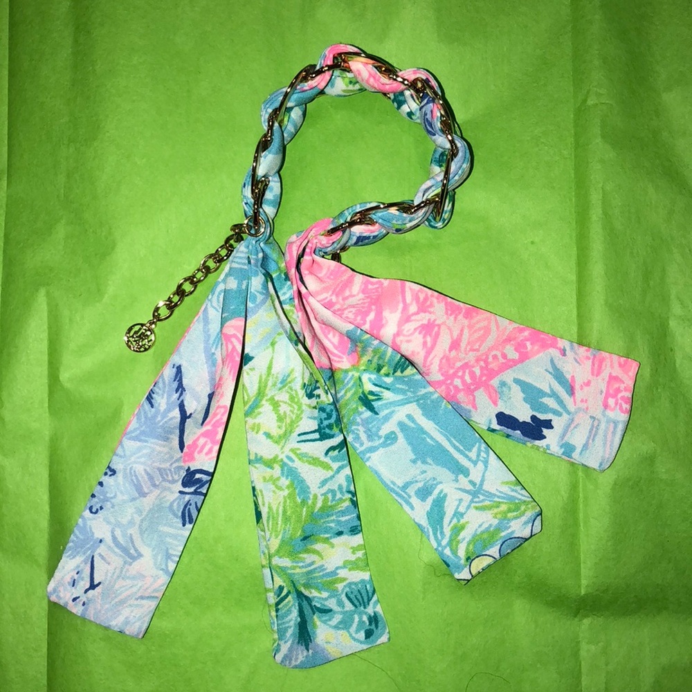 Lily Pulitzer Fabric Woven Adjustable Bracelet